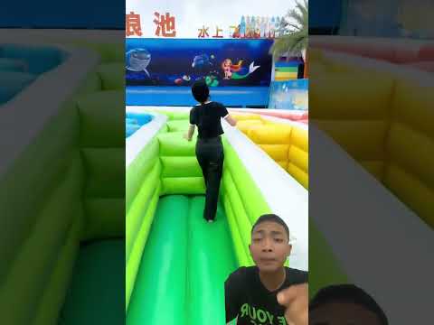 HALANG RINTANG #waterpark #waterslide #fun #boys #automobile #woodworking #satisfying