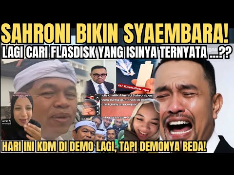 Hari ini DEDI MULYADI di demo lagi, tapi demonya kocak 🤣 Sahroni Bikin syaembara soal flasdisk putih