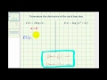 Understanding Derivatives of Logarithmic Functions