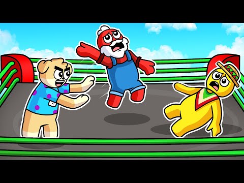 SOMOS PELEADORES de PLASTILINA por UN DIA🥊😂en MINI BASH con SILVIOGAMER, PANCRACIO y PERMON