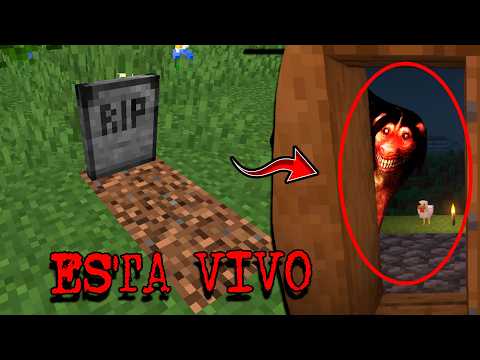 INTENTE REVIVIR A MI PERRO MUƐRTØ en minecraft pero salió muy mal | creepypasta minecraft