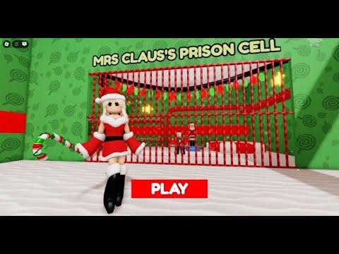 🤶🏻MRS CLAUS'S FALL IN LOVE WITH BARRY'S in BARRY'S PRISON RUN! (Obby)