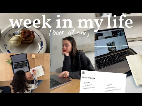 week in my life back at uni | productive vlog