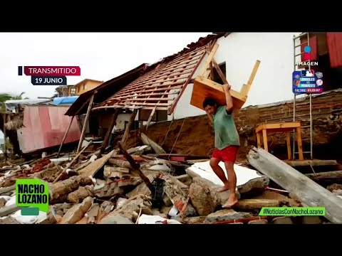 Así impactó el huracán Erick en Oaxaca y Guerrero | Lo Mejor de Imagen Noticias