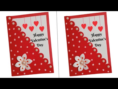 Easy Valentine's Day card ideas | Handmade Valentine's Day Greeting Card | Valentine's Day Gift idea