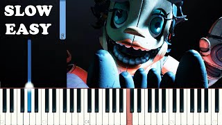 FNAF Secret of the Mimic OST_ Back To The Iron Lung (Dollie Chase)(EASY PIANO TUTORIAL)