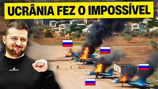 Ucrânia acaba de NEUTRALIZAR a FORÇA AÉREA RUSSA na Criméia
