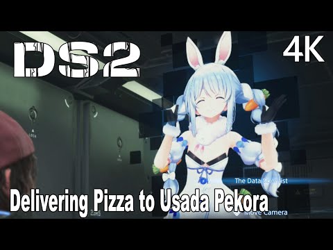 Delivering Pizza to Usada Pekora Death Stranding 2 On the Beach 4K