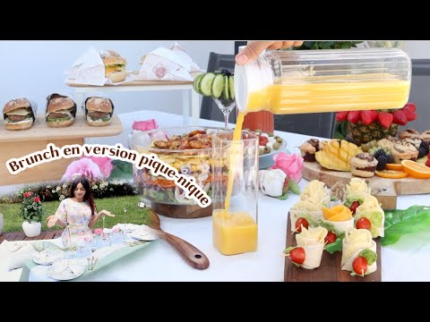 BRUNCH EN VERSION PIQUE-NIQUE | recettes - astuces - idées déco 🌺