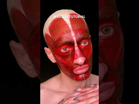 MAQUILLAJE de MUSCULOS de la CARA🫣 #makeup #makeuptutorial #diy #makeuptransformation #naik