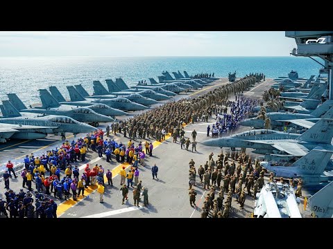 How Life Is Inside World’s Largest 20 Billion $ US Aircraft Carrier in Middle of the Ocean