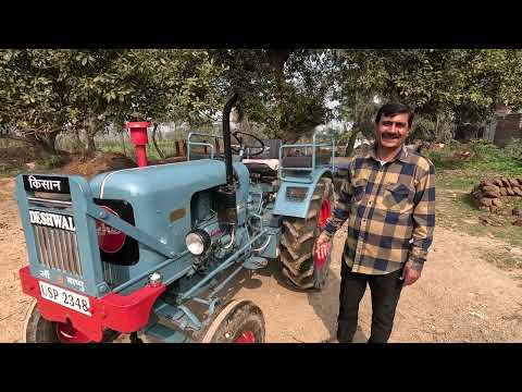 बटेऊ बना रखा है ट्रैक्टर को। सबको पसंद अपनी अपनी Vintage Eicher Tractor 1962 model