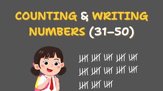 Count and Write 31–50 (Groups of 10) | Fun with numbers | Grade 1 | Math | Khan Academy
