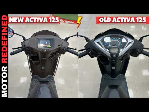 2025 Honda Activa 125 Vs Old Honda Activa 125 Comparison | Motor Redefined.