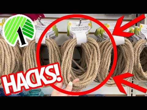 Why everyone is grabbing CHEAP ROPE from the Dollar Tree! GENIUS!