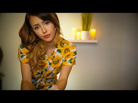 ASMR - Massage Therapy for Relaxation (lotion sounds, soft-spoken & whispered)