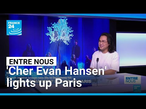 YouTube video thumbnail: French Version of Broadway Musical 'Cher Evan Hansen' Lights up Paris