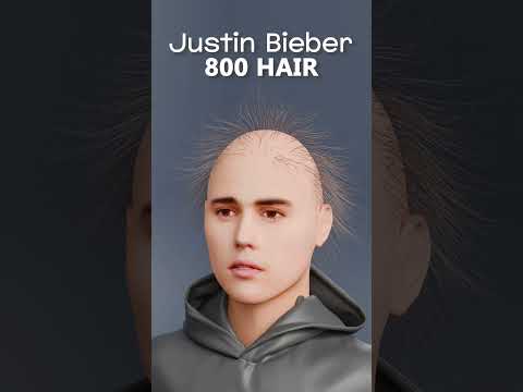 Justin Bieber With Hair #hair #hairsimulation #justinbieber #justinbiebervideo #justinbieberupdates