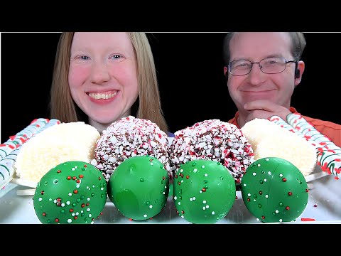 ASMR CHRISTMAS MARSHMALLOWS MUKBANG EATING SOUNDS