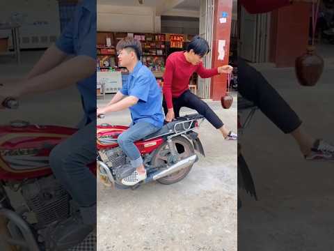 Boy's shirt got stuck in bike #shortsvideo
