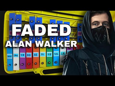 FADED de ALAN WALKER Canciones con XILÓFONO / Metalófono (Tutorial FACIL de aprender)