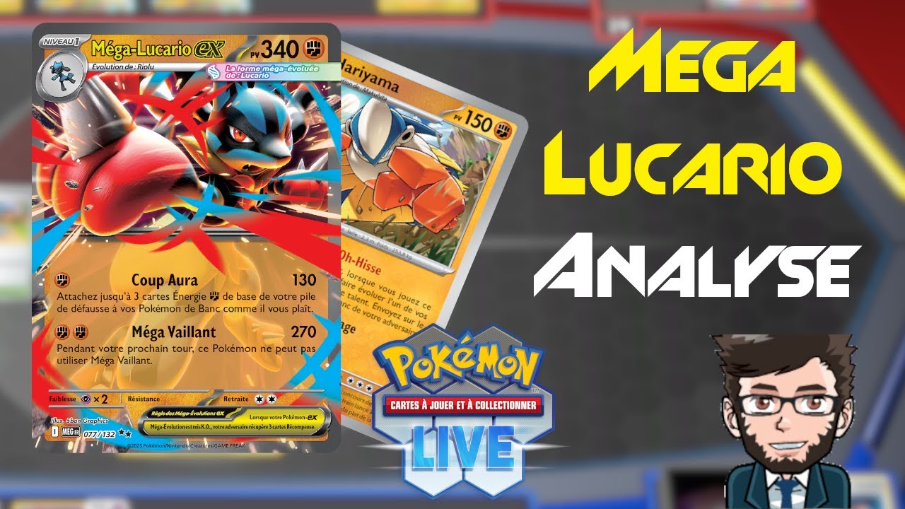 LE DECK MEGA EVOLUTION - Analyse #190 du deck Méga Lucario EX sur Pokémon TCG Live