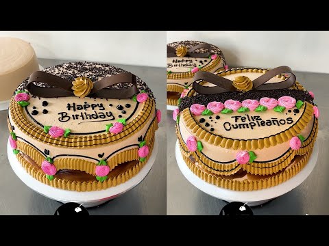 como decorar tortas con chocolate