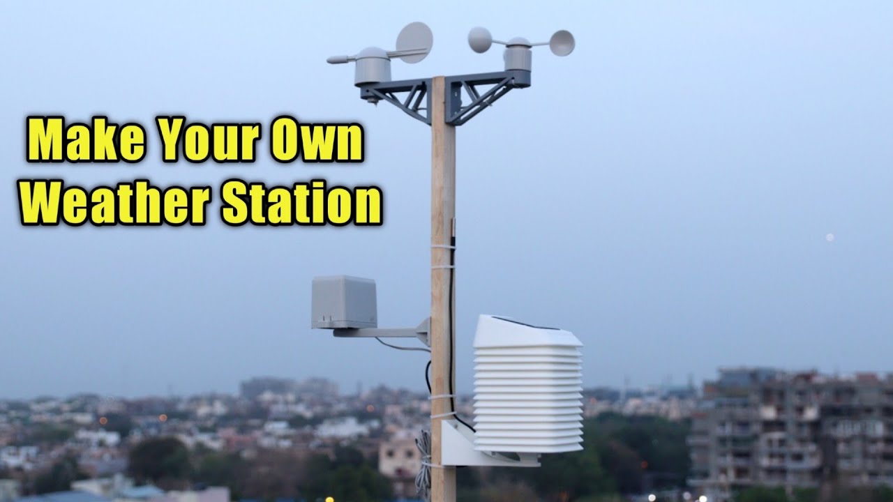 DIY Solar Powered WiFi Weather Station V3.0 || Monitoring Wind and Rainfall