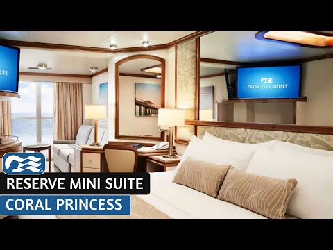 Coral Princess | Reserve Mini Suite Full Walkthrough Tour | Princess Cruises | 2025 | 4K