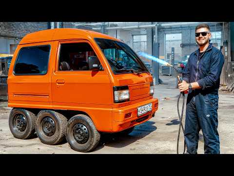 Построил САМУЮ КОРОТКУЮ 6х6 МАШИНУ В МИРЕ из ДИМАСИКА для КУВЫРКОВ!