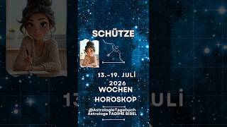 SCHÜTZE Wochenhoroskope 13.-19. JULI 2026  Astrologin Fadime Birel #astrologie #schütze #sagittarius