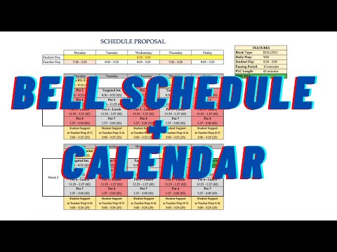 Bell Schedule Canyon High School 12 21