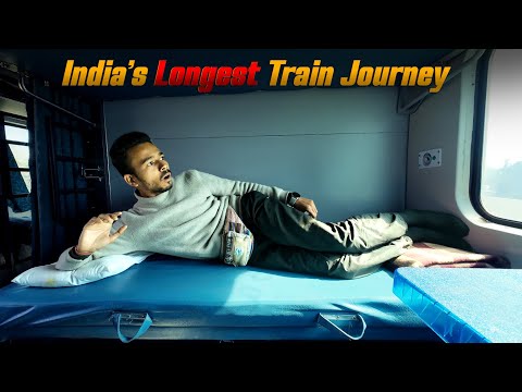 50 Hours inside INDIA'S LONGEST TRAIN ( Kashmir to Kanyakumari ) Ep2