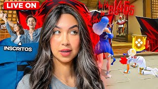 VEM QUE EU TE CARREGO PRO ELITE 🤫 FREE FIRE AO VIVO 🎀LETHICIAX FF🎀