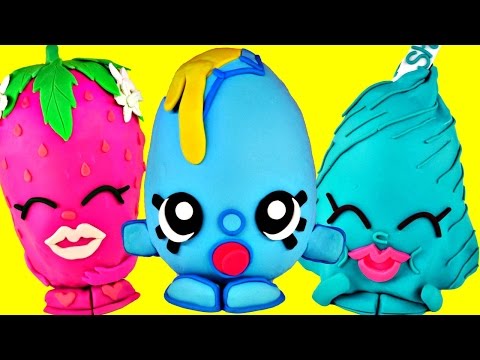 SUPER AMAZING SHOPKINS Giant Play Doh Surprise Eggs