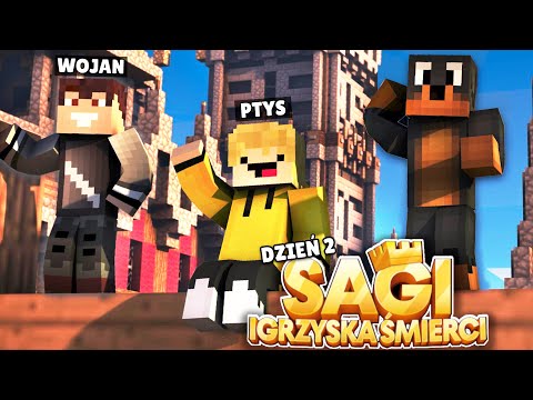 CAŁY (DZIEŃ 2) IGRZYSK ŚMIERCI w TEAM WOJAN! 🏆 - SAGI IGRZYSKA ŚMIERCI o 250,000 ZŁ w Minecraft!