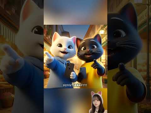 iPhone gift | Who is best? Ginger cat vs white cat vs black cat #shorts #cat #funny #catlovers