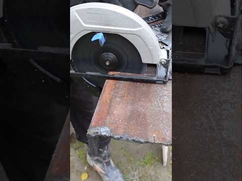 Пилю швеллер ПАРКЕТКОЙ как дерево!