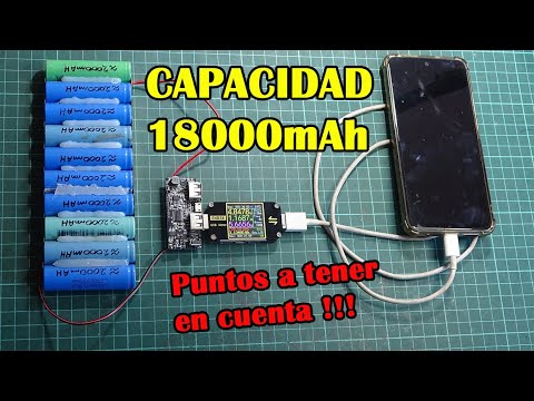 COMO HACER UN POWERBANK CON CELDAS 18650 RECICLADAS