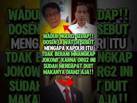 HEBOH!! TAUFIK BAHAUDIN UNGKAP ALASAN KENAPA KAPOLRI TIDAK BERANI MENANGKAP JOKOWI #shorts