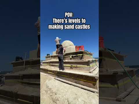 Day 2 at Revere Beach master sand castle contest