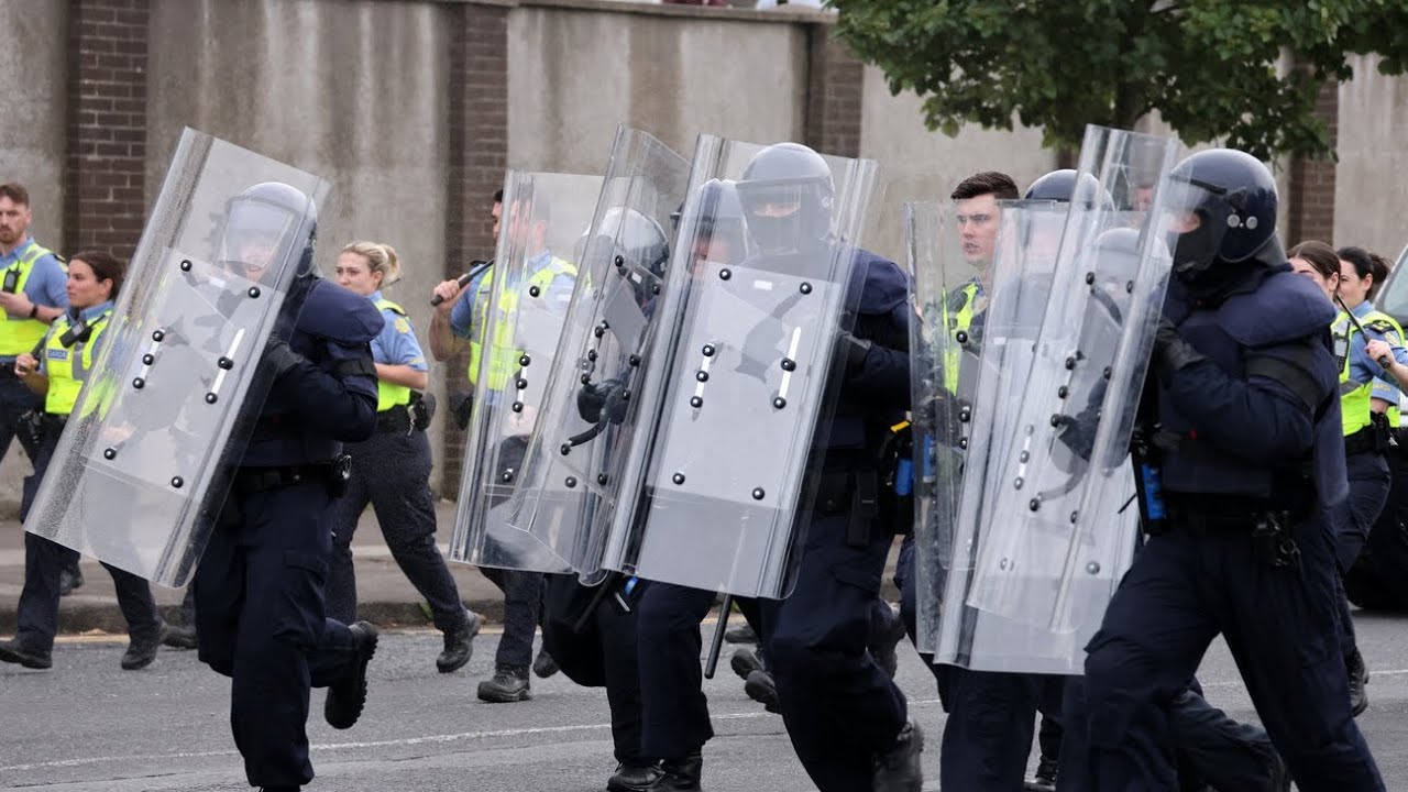 Coolock protests, Ireland imploding with immigration chaos