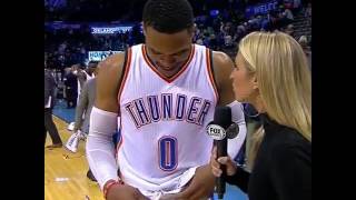 Russell Westbrook After The Win "My job For This Team Is To Stay In Attack Mode" Thunder Vs Wizards