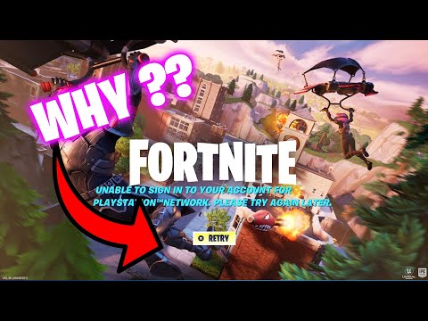 Unable to sign into your account for playstation network fortnite