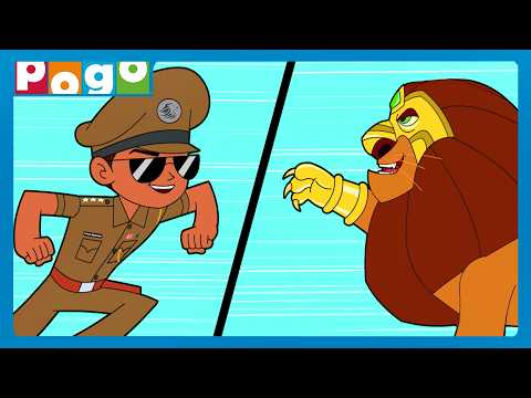 Little Singham 🦁| Little Singham Ke Action Moves! 😍| Kids Cartoon | Best Cartoon | @PogoChannel
