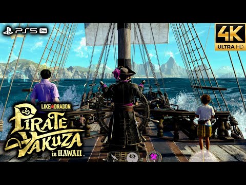 Like a Dragon: Pirate Yakuza in Hawaii - Open Sea Free Roam Gameplay (PS5 Pro | 4K 60FPS)