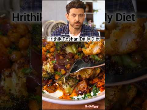 Hrithik Roshan Daily Diet #youtubeshorts #foodblogger #hrithikroshan