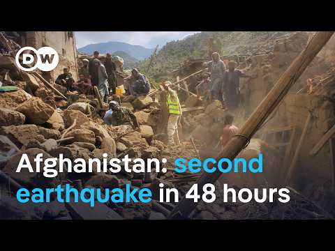 YouTube video thumbnail: Back-to-Back Earthquakes in Afghanistan Compound the Destruction as Death Toll Climbs
