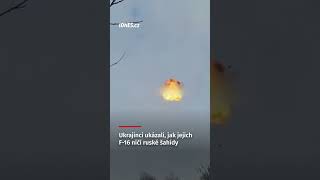 Ukrajinci ukázali, jak jejich F-16 ničí ruské šahídy
