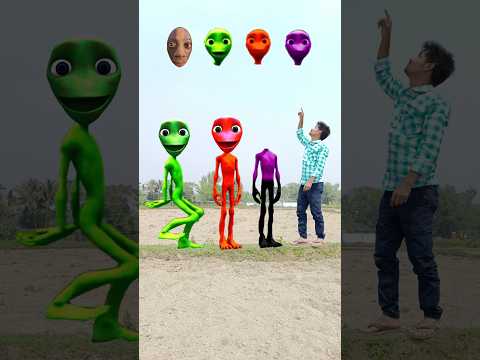 green red, purple & black alien vs Me correct headmatching new game magical video | #viral #vfx